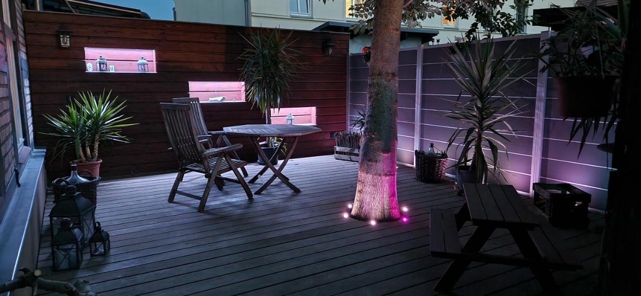 Ferienwohnung Wohnen im Fachwerkhaus Neuruppin Exterior foto